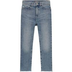 Girl's Emie Straight-Leg High-Rise Jeans Glacier