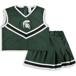 Girls Youth Michigan State Spartans Two-Piece Cheer Set