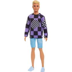 Barbie Ken Fashionista Doll #191 with Checkered Sweater