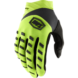 100% Guantes de Cross Airmatic Negro - Carbón