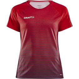 Craft Pro Control stribet T-shirt, Black/Platinium