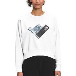 The North Face Climb Graphic Crewneck Sweater - TNF White