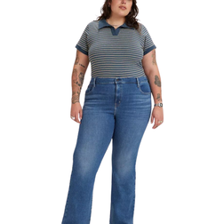 Levi's 726 High Rise Flare Jeans Plus Size - Medium Indigo Worn In/Blue