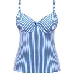 Freya Beach Hut Plunge Tankini Top - Blue Moon