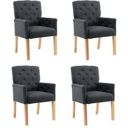 vidaXL 61x66x95cm 4-pack Köksstol 95cm 4st