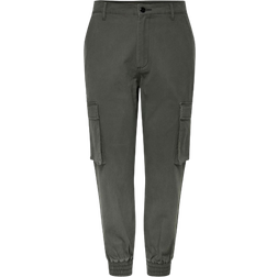 Only Medium Waist Cargo Pants - Grey/Beluga