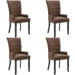 vidaXL 54x56x106cm 4-pack Silla de Cocina 106cm 4pcs