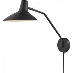 Nordlux Darci Black Wall light ∅ 23cm