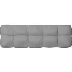 vidaXL 120x40x10cm Chair Cushions Gray (120x40)