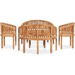 vidaXL 3059964 Outdoor Lounge Set, 1 Table incl. 2 Chairs & 1 Sofas