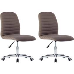 vidaXL 283608 Grey/Brown Köksstol 94cm 2st