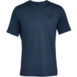 Under Armour Maglia a Maniche Corte Sportstyle Left Chest da Uomo Academy/Nero