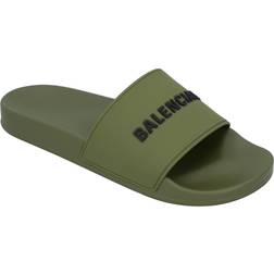 Balenciaga Pool Slide - Dark Green/Black