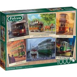 Falcon Vintage Trams 1000 Pieces