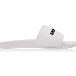 Balenciaga Pool Slide - White/Black