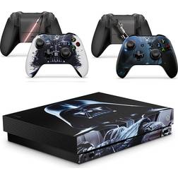 giZmoZ n gadgetZ Xbox One X Console Skin Decal Sticker + 2 Controller Skins - DV