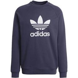 Adidas Adicolor Classics Trefoil Crewneck Sweatshirt - Shadow Navy/White