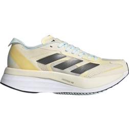 adidas Adizero Boston 11 W - Ecru Tint/Night Metallic/Beam Yellow