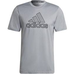 Adidas Training T-shirt Men - Halo Silver