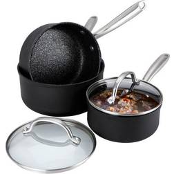 Prestige Scratch Guard Cookware Set with lid 3 Parts