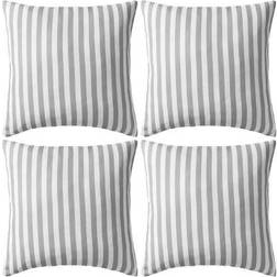 vidaXL 132310 4-pack Coussin de Décoration Complet Gris (45x45cm)