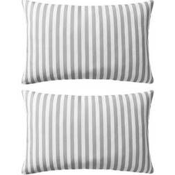 vidaXL 132311 2-pack Komplett dekorationskudde Grå (60x40cm)