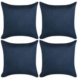 vidaXL 131939 4-pack Kissenbezug Blau (80x80cm)