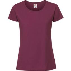 Fruit of the Loom Women's Premium T-Shirt - Oxblood