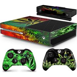 giZmoZ n gadgetZ Kinect /Xbox One Console Skin Decal Sticker + 2 Controller Skins - Weed