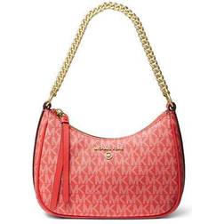 Michael Kors Jet Set Charm Small Logo Shoulder Bag - Sangria