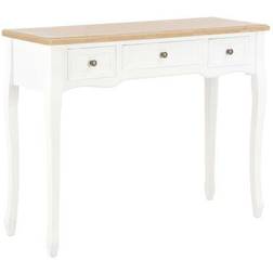 vidaXL 280046 Dressing Console Table With 3 Drawers Mesa Consola 35x100cm