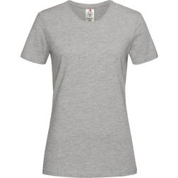 Stedman Womens Classic Organic T-shirt - Heather Grey