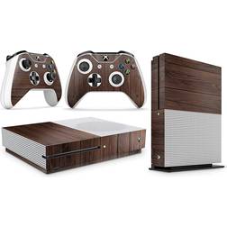 giZmoZ n gadgetZ Xbox One X Console Skin Decal Sticker + 2 Controller Skins - Wood