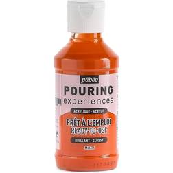 Pebeo Pouring Experiences Acrylic Paint Orange 118ml