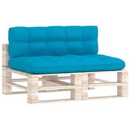 vidaXL 314547 2-pack Stolsdyna Blå (120x80cm)
