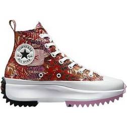 Converse Run Star Hike Platform Tropical Florals W - Mantra Orange/Black/White