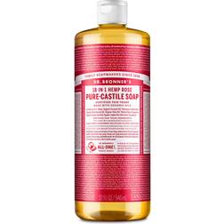 Dr. Bronners Pure-Castile Liquid Soap Rose 946ml