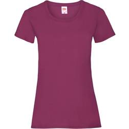 Fruit of the Loom Valueweight Short Sleeve T-shirt W - Burgundy