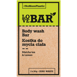 Love Bar Body Wash Bar Matcha Tea & Lemon 30g 2-pack