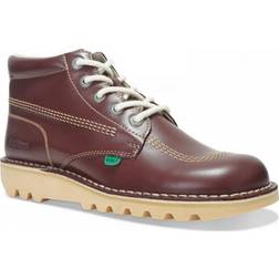 Kickers Kick Hi Core Leather - Dark Red