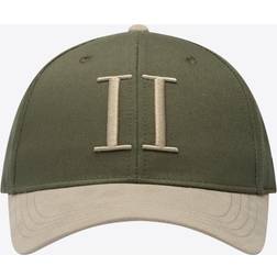 Les Deux Baseball Cap Suede II - Olive Night/Dark Sand