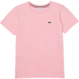 Lacoste Kid's Crew Neck Cotton Jersey T-shirt - Pink (TJ1442.7SY)