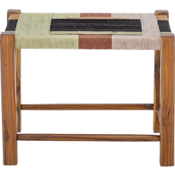 Bloomingville Verde Dark Wood Foot Stool 40.5cm