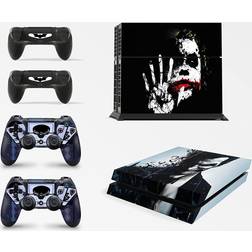 giZmoZ n gadgetZ PS4 Console Skin Decal Sticker + 2 Controller Skins - Dark Joker From Batman