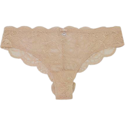 Emporio Armani Lace Brazilian Briefs - Nude