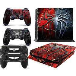 giZmoZ n gadgetZ PS4 Console Skin Decal Sticker + 2 Controller Skins - Spider Skin