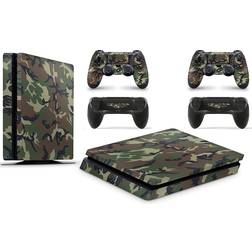 giZmoZ n gadgetZ PS4 Slim Console Skin Decal Sticker + 2 Controller Skins - Camo