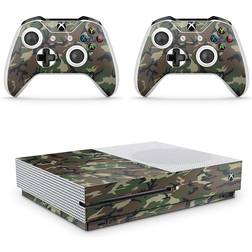 giZmoZ n gadgetZ Xbox One S Console Skin Decal Sticker + 2 Controller Skins - Camouflage