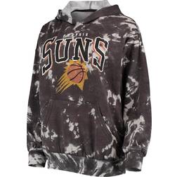 Majestic Phoenix Suns Burble Tie-Dye Tri-Blend Pullover Hoodie W