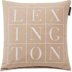 Lexington Logo Kuddöverdrag Beige (50x50cm)